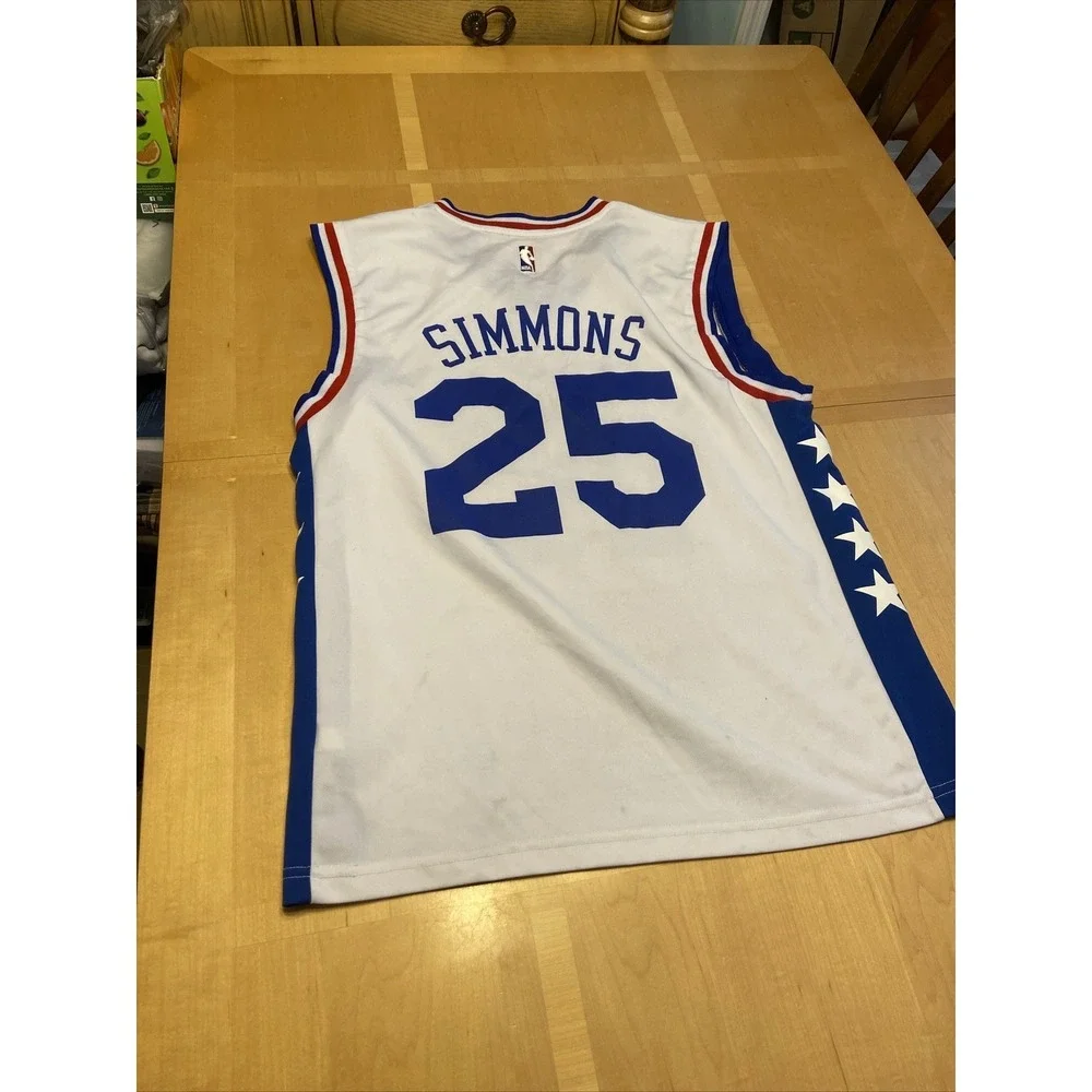 Adidas Jersey Phila Simmons 25 Size Medium Mens NBA Basketball